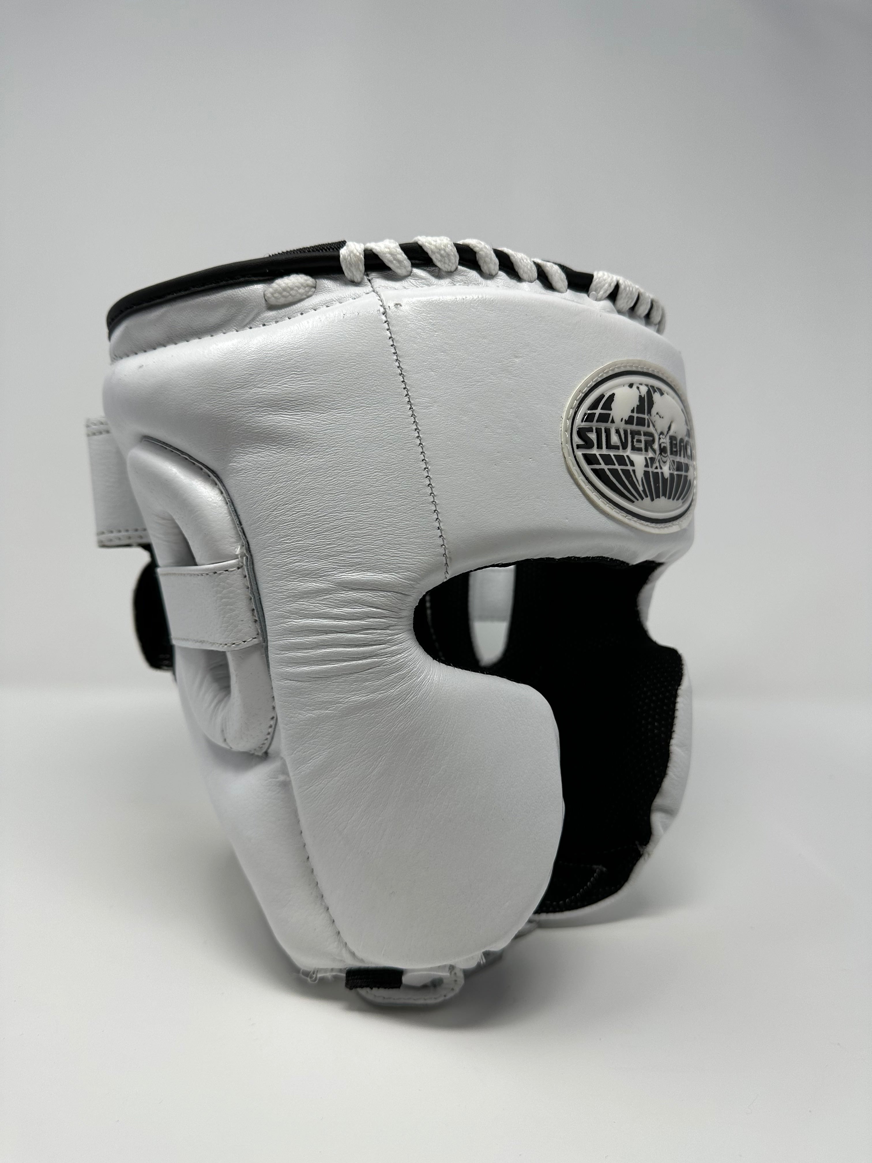 COQUILLE DE BOXE PRO - CUIR - Blanc – Silverback Fightwear