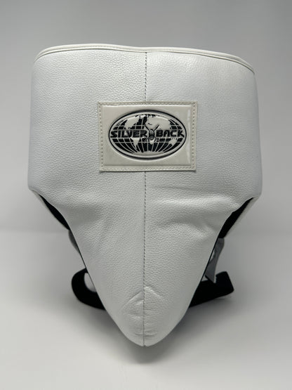 COQUILLE DE BOXE PRO - CUIR - Blanc