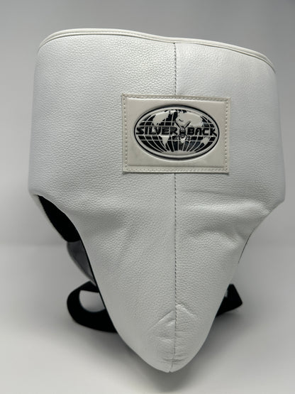 COQUILLE DE BOXE PRO - CUIR - Blanc